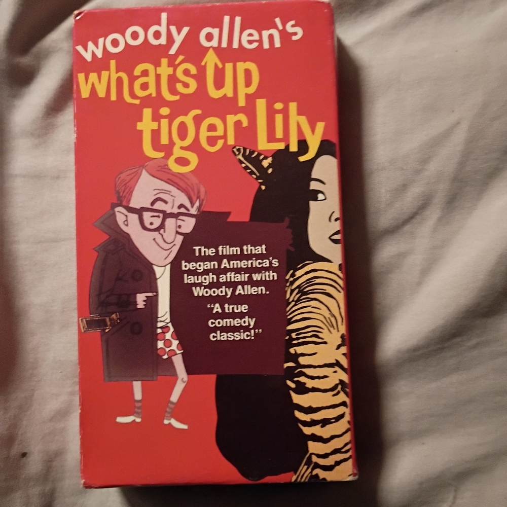Woody Allen's What's Up Tiger Lily VHS — Red Yellow Black